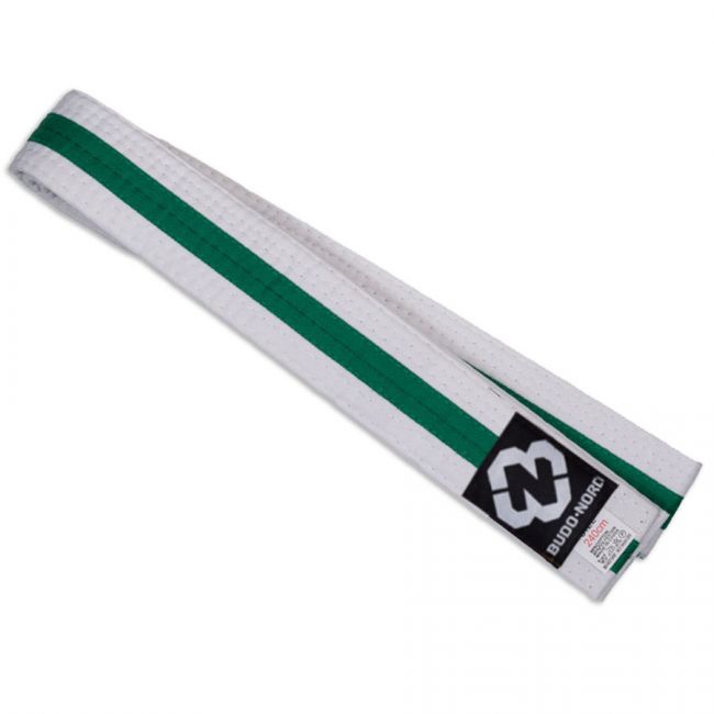 B-N striped belt white/green